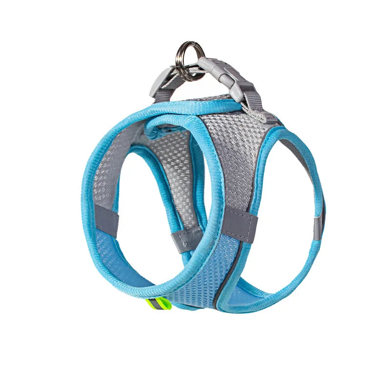 Adjustable Puppy Harness & Leash Set – Small Dogs,, French Bulldog, Chihuahua Vest