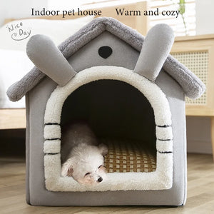 Folding Dog House, Bed & Winter Kennels for Small & Medium Dogs
