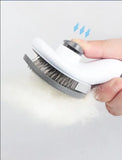 Pet Hair Brush & Grooming Comb – Stainless Steel Dog & Cat Brush