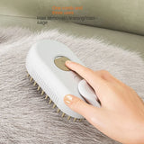 3-in-1 Electric Pet Steam Brush – Cat & Dog Grooming Comb, Hair Removal  Tool