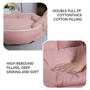 Large Dog Sofa Bed – Winter Warm Pet Cushion & Sleeping Mat