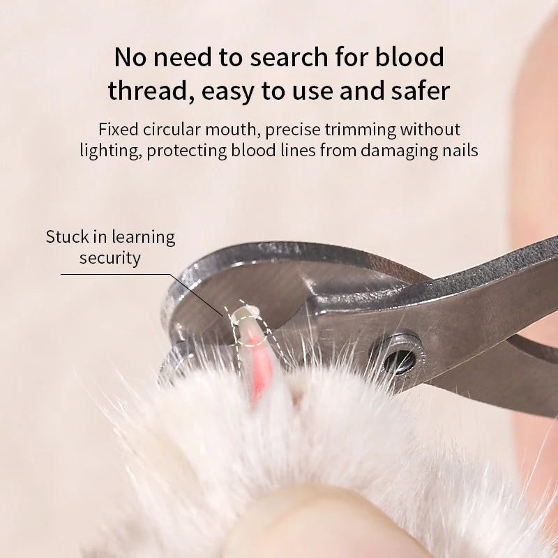Nail Clippers – Stainless Steel Grooming Trimmer for Cat & Dog