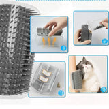 Cat Corner Self-Grooming Brush – Hair Remover & Scratcher