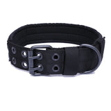 Adjustable Tactical Dog Collar – Reflective Nylon, Heavy Duty Training Collar