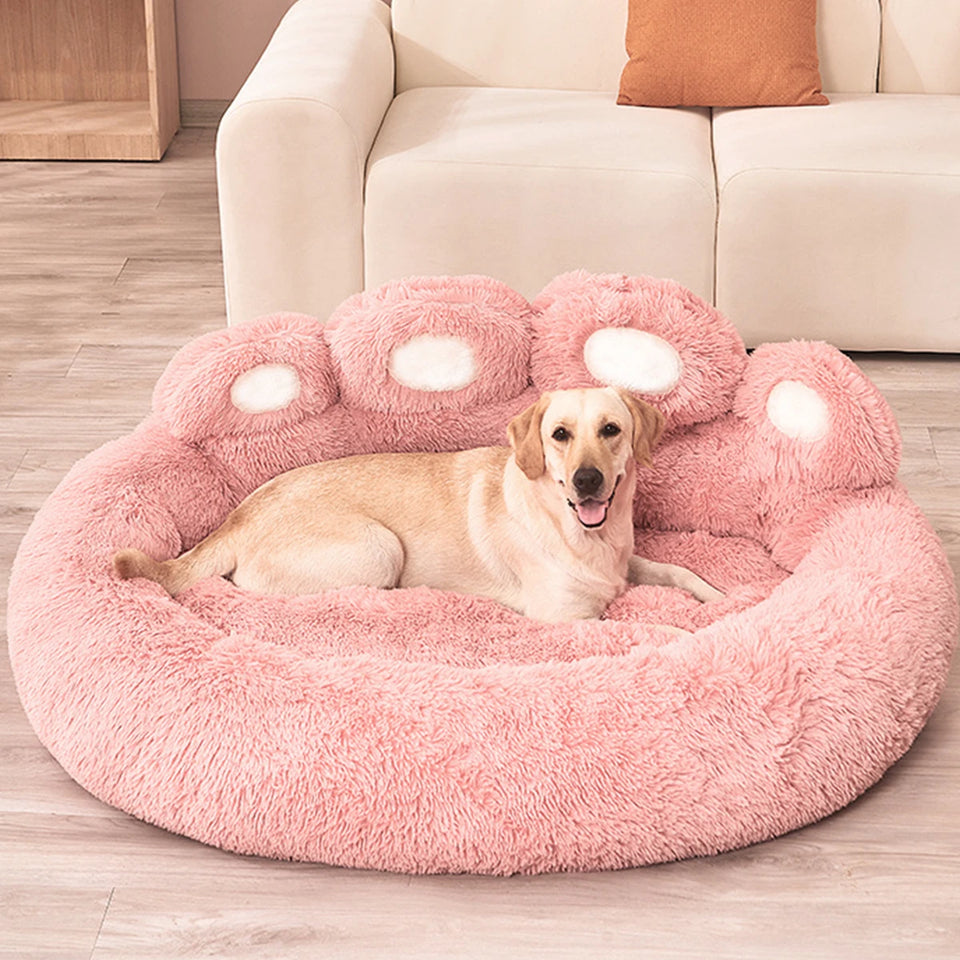 Washable Plush Dog Sofa Bed – Small, Medium & Large Dog