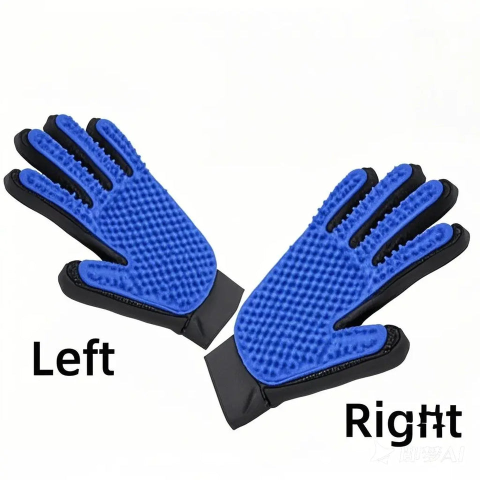 Pet Hair Grooming Glove – Hair Remover Tool