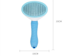 Pet Hair Brush & Grooming Comb – Stainless Steel Dog & Cat Brush