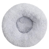 Round Calming Dog Bed  – Plush Washable Pet Sofa For Dogs