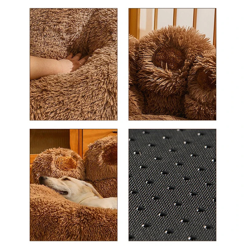 Washable Plush Dog Sofa Bed – Small, Medium & Large Dog