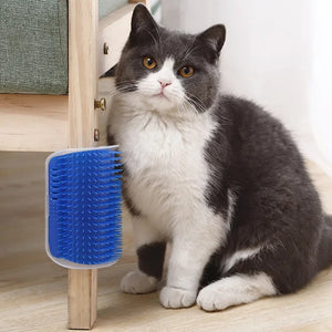 Cat Corner Self-Grooming Brush – Hair Remover & Scratcher