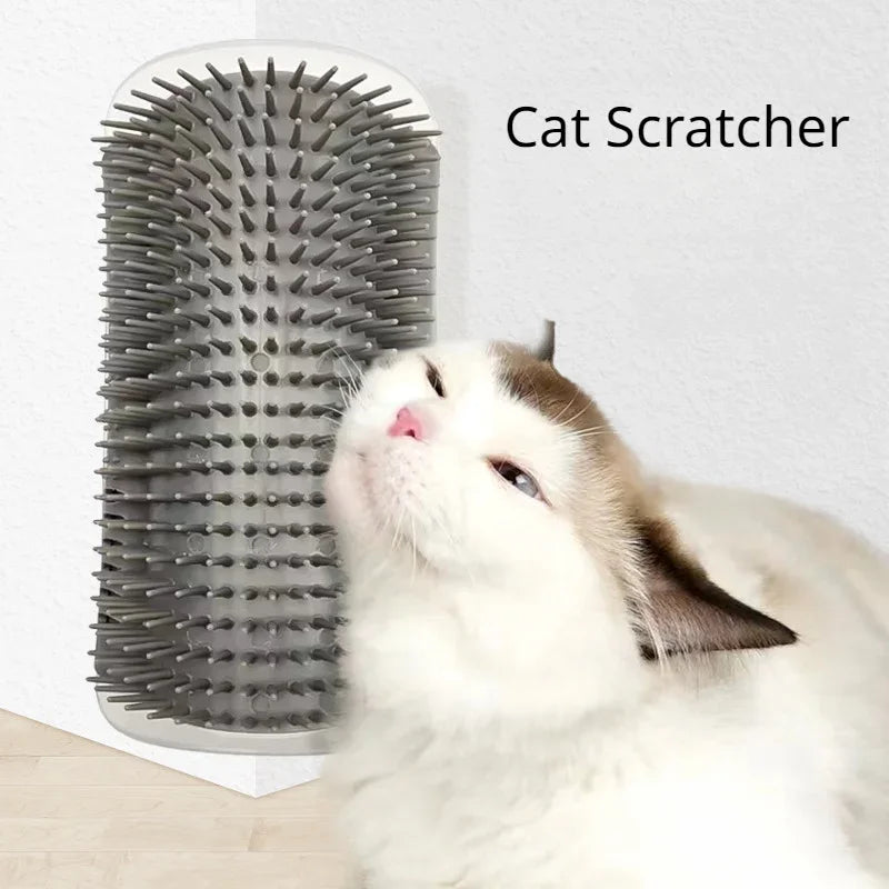 Cat Corner Self-Grooming Brush – Hair Remover & Scratcher