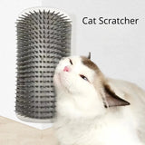 Cat Corner Self-Grooming Brush – Hair Remover & Scratcher