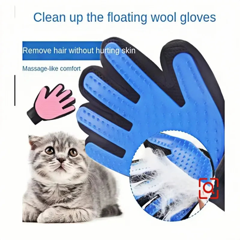 Pet Hair Grooming Glove – Hair Remover Tool