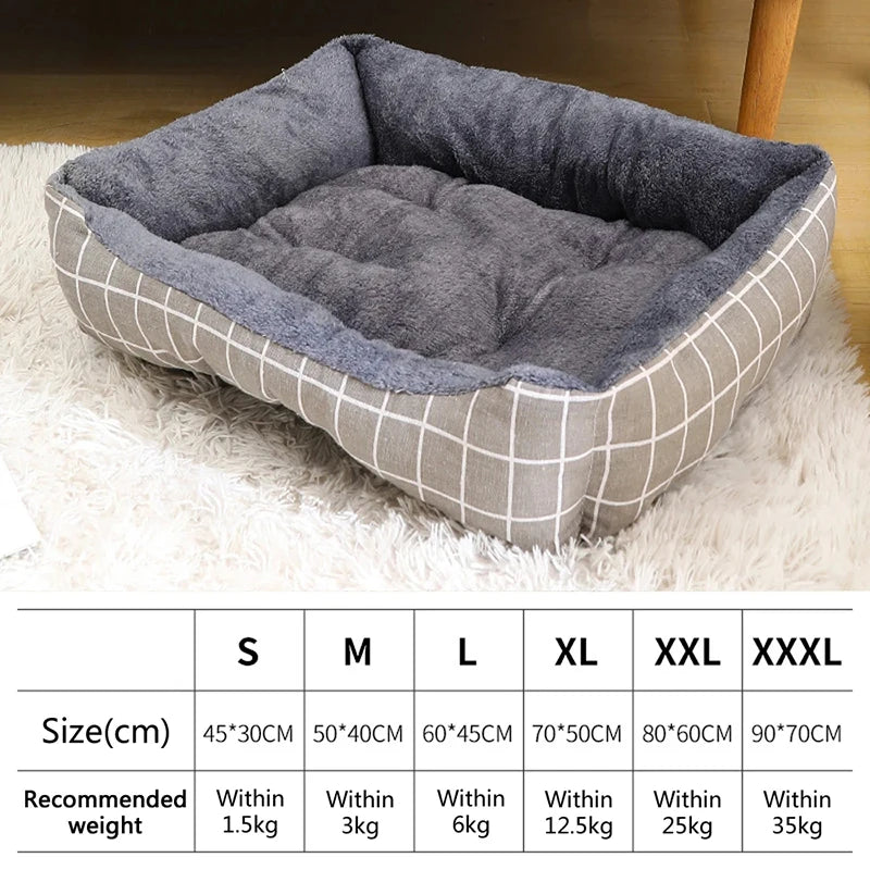 “All-Season Large Dog Bed – Soft Non-Slip Sofa & Sleeping Pad for Dogs”
