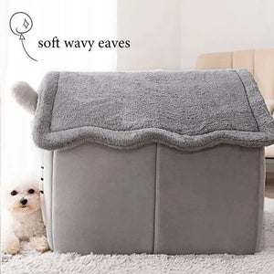Folding Dog House, Bed & Winter Kennels for Small & Medium Dogs