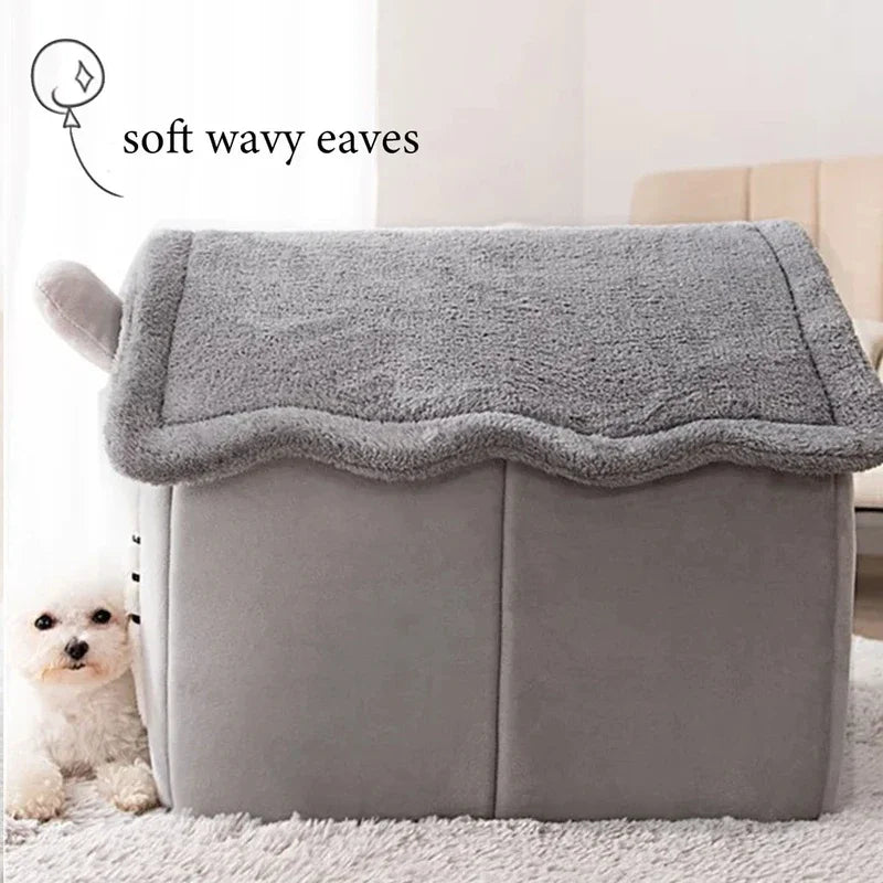 Folding Dog House, Bed & Winter Kennels for Small & Medium Dogs