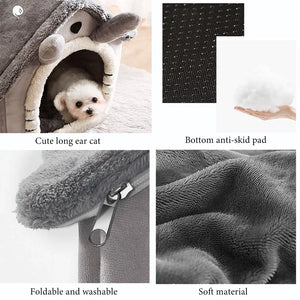 Folding Dog House, Bed & Winter Kennels for Small & Medium Dogs