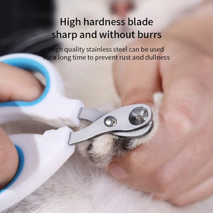Nail Clippers – Stainless Steel Grooming Trimmer for Cat & Dog
