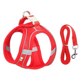 Adjustable Puppy Harness & Leash Set – Small Dogs,, French Bulldog, Chihuahua Vest