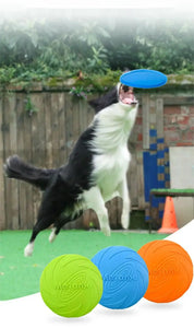 Durable Dog Flying Disc – Bite-Resistant Outdoor Training & Play Toy