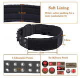 Adjustable Tactical Dog Collar – Reflective Nylon, Heavy Duty Training Collar