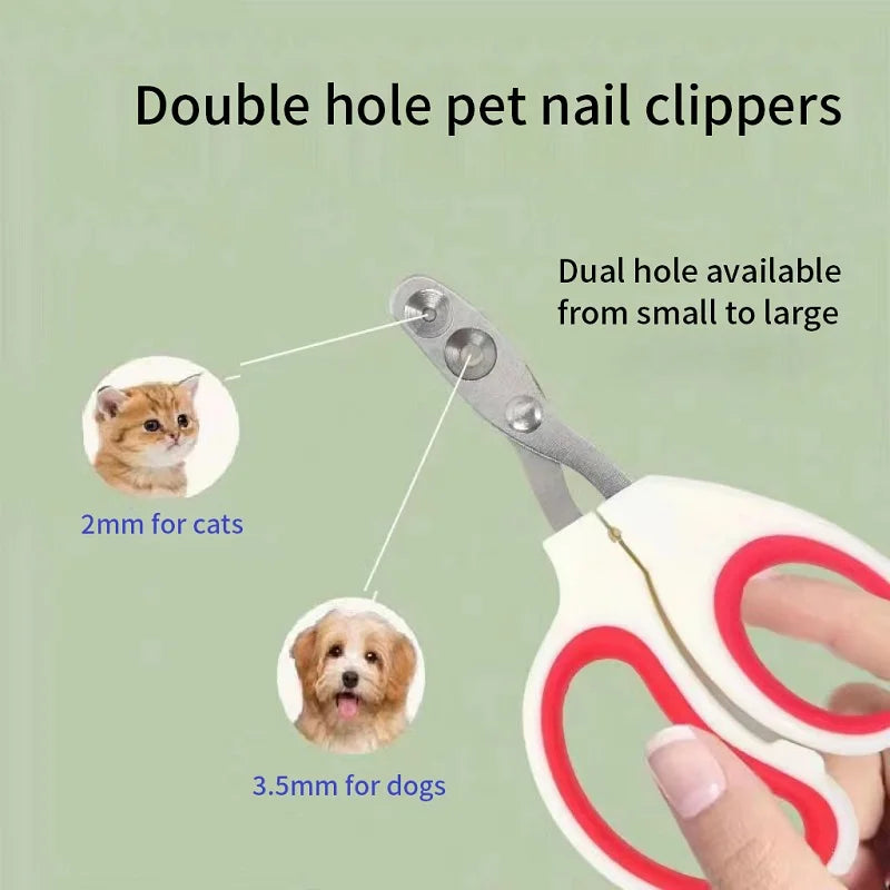 Nail Clippers – Stainless Steel Grooming Trimmer for Cat & Dog