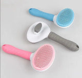 Pet Hair Brush & Grooming Comb – Stainless Steel Dog & Cat Brush
