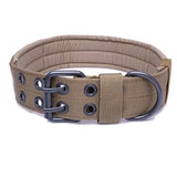 Adjustable Tactical Dog Collar – Reflective Nylon, Heavy Duty Training Collar