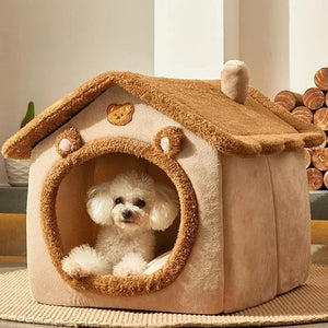Folding Dog House, Bed & Winter Kennels for Small & Medium Dogs