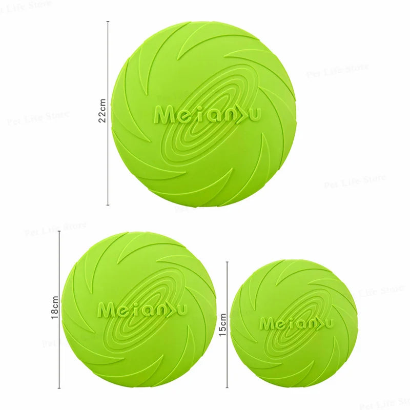 Durable Dog Flying Disc – Bite-Resistant Outdoor Training & Play Toy